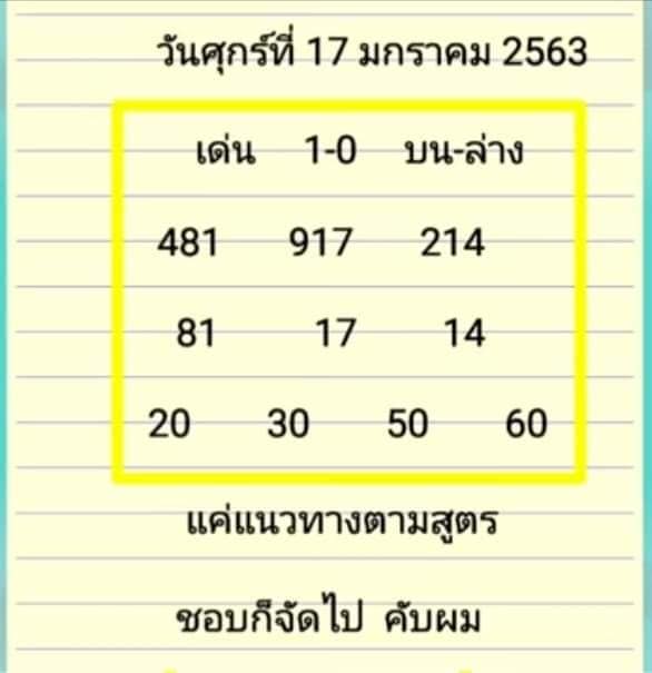 เลขเด็ด ชอบก็จัดไป 170163