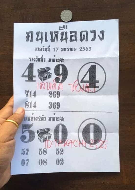 เลขเด็ด คนเหนือดวง-170163