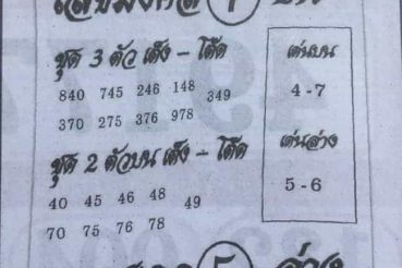 เลขเด็ด อาจารย์หนู-010263