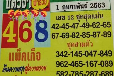 เลขเด็ด แต๋วจ๋า-010263