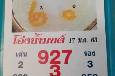 เลขเด็ด โอ่งน้ำมนต์-170163