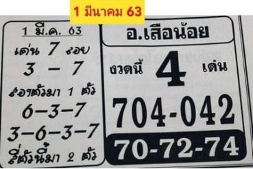 เลขเด็ด หวยอาจารย์เสือน้อย-010363