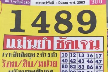 เลขเด็ด เลขประชานิยม-010363