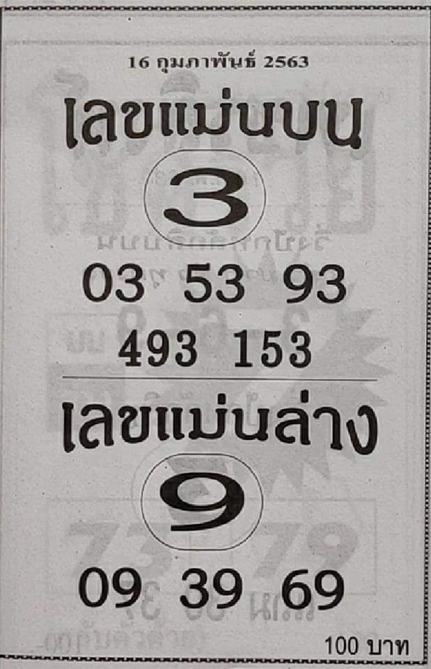 เลขเด็ด แม่นบน-ล่าง-160263