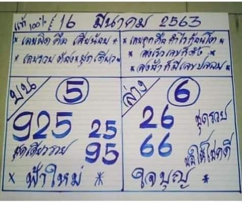 เลขเด็ด ฟ้าใหม่-160363