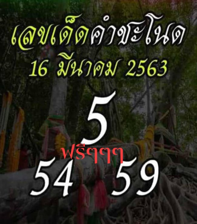 เลขเด็ด หวยคำชะโนด-160363