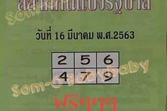 เลขเด็ด หวยปกเขียว-160363