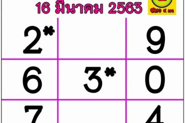 เลขเด็ด หวยเดลินิวส์-160363