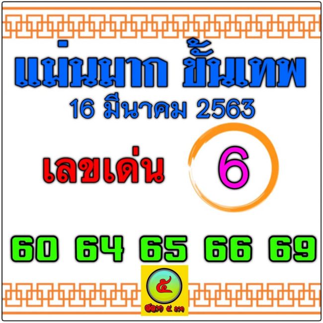 เลขเด็ด หวยแม่นมากขั้นเทพ-160363