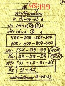 หวยเด็ดหลวงพ่ออำนวย-010663