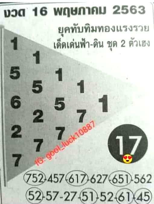 สูตรหวยแท้ๆ ขวัญแห่งความรวย-160563