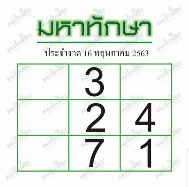 เลขเด็ด-มหาทักษา-160563