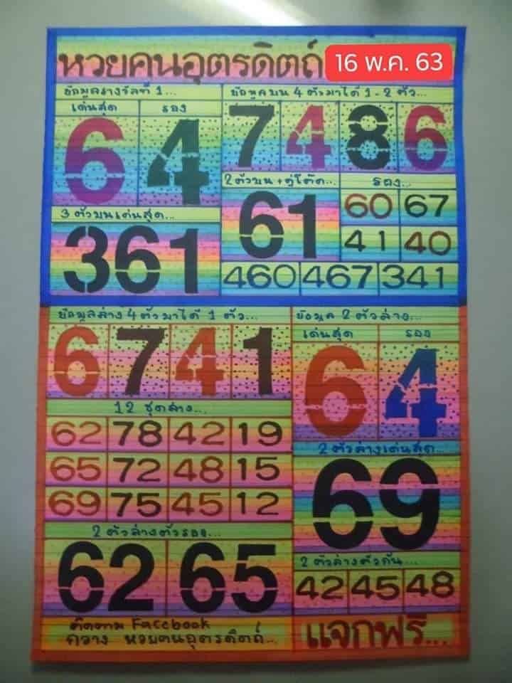 เลขเด็ด หวยคนอุตรดิตถ์-160563