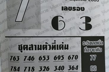 เลขเด็ด หวยอาจารย์ช้าง-160563