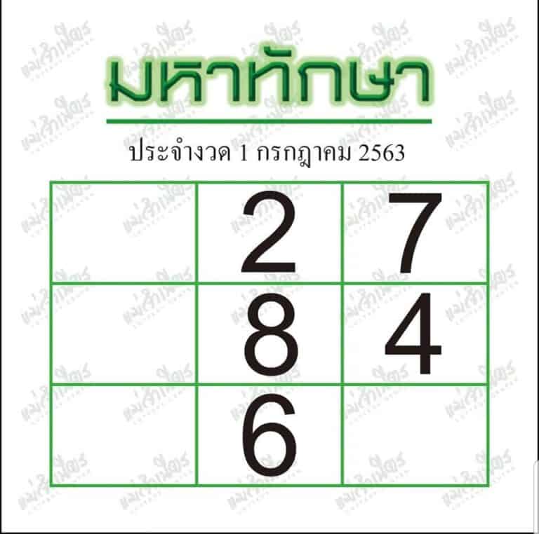 หวยซอง-หวยมหาทักษา-010763