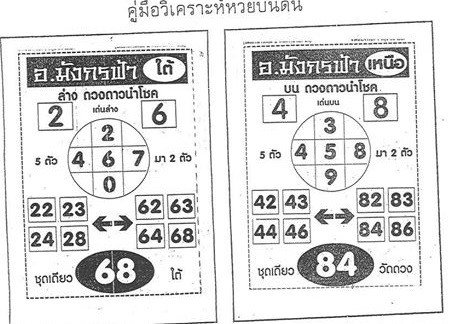 หวยซอง หวยอ.มังกรฟ้า-010663