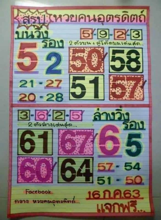 หวยซอง หวยคนอุตรดิตถ์-160763
