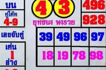 หวยซอง หวยยุทธนาพารวย-010863
