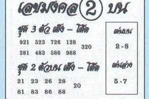 หวยซอง-หวยอาจารย์หนู-160763