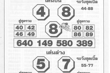 หวยซอง-หวยโค้งสุดท้าย-160763