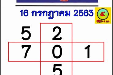 หวยหนังสือพิมพ์ หวยบางกอกทูเดย์-160763