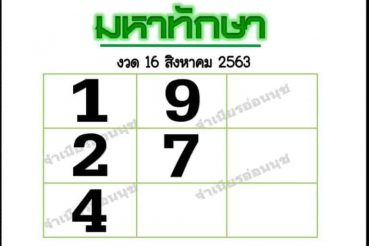 หวยซอง หวยมหาทักษา-160863
