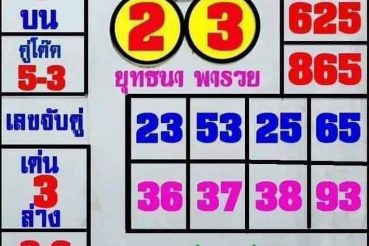 หวยซอง หวยยุทธนาพารวย-010963