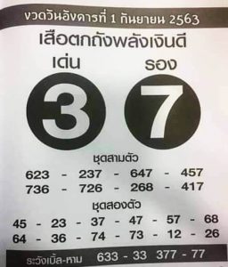 หวยซอง-หวยเสือตกถัง-010963