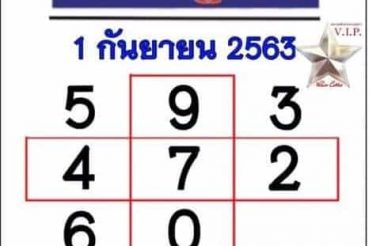 หวยหนังสือพิมพ์ หวยบางกอกทูเดย์-010963