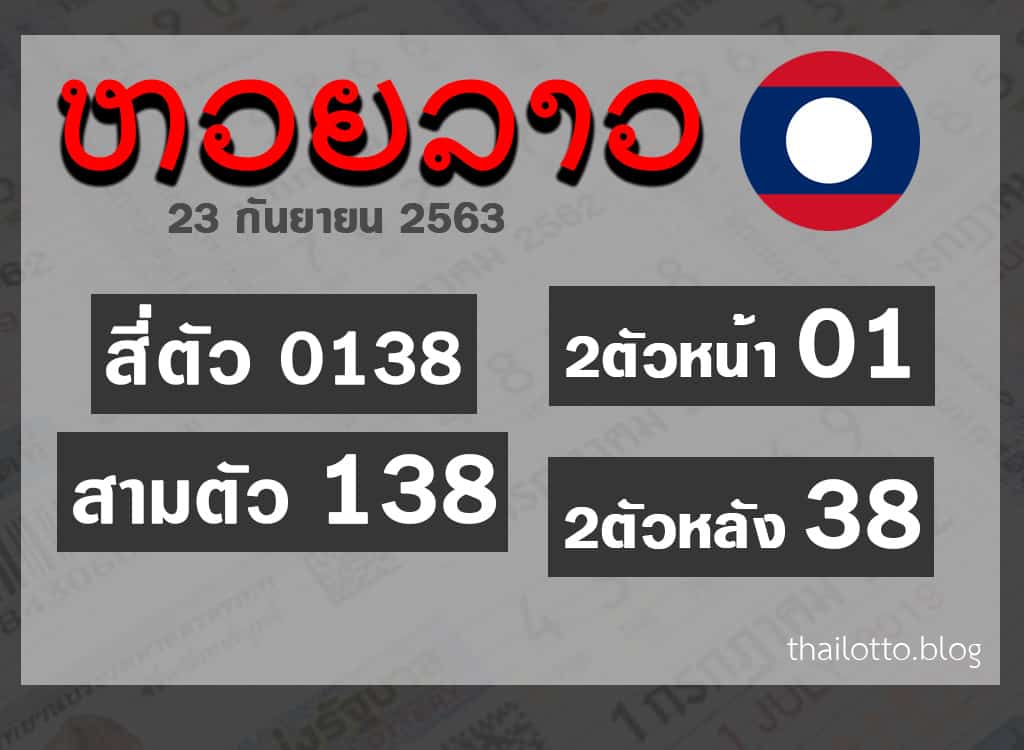 ผลหวยลาว-230963