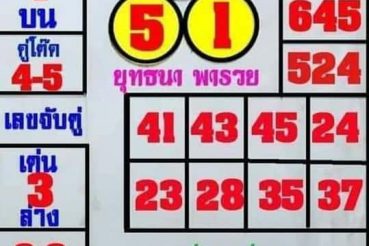 หวยซอง-หวยยุทธนาพารวย-011063
