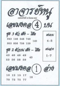 หวยซอง-หวยอาจารย์หนู-160963