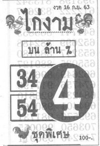 หวยซอง-หวยไก่งาม-160963