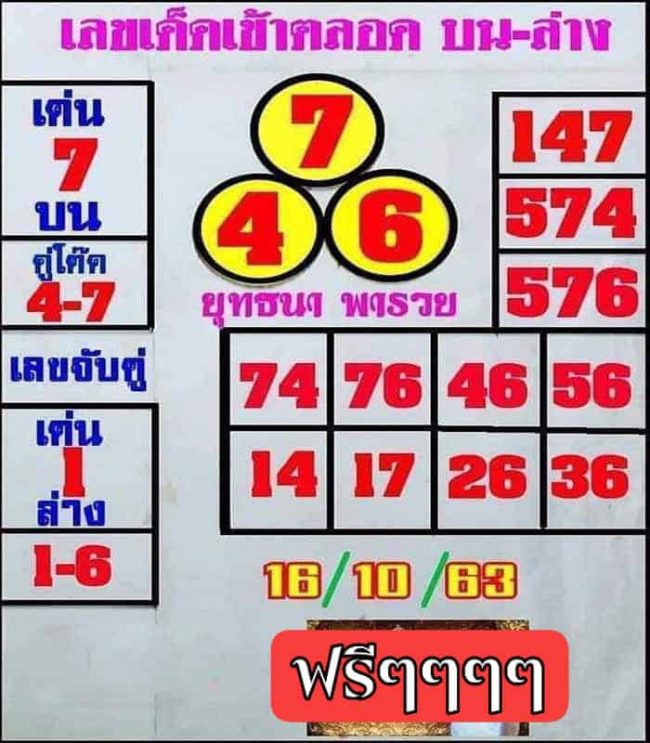 หวยซอง-หวยยุทธนาพารวย-161063
