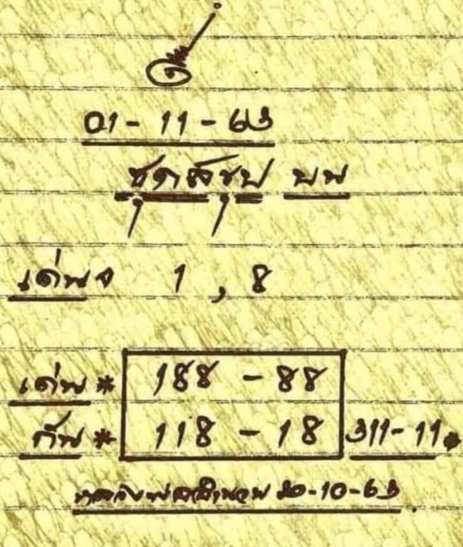 หวยซอง หวยหลวงพ่ออำนวย-011163