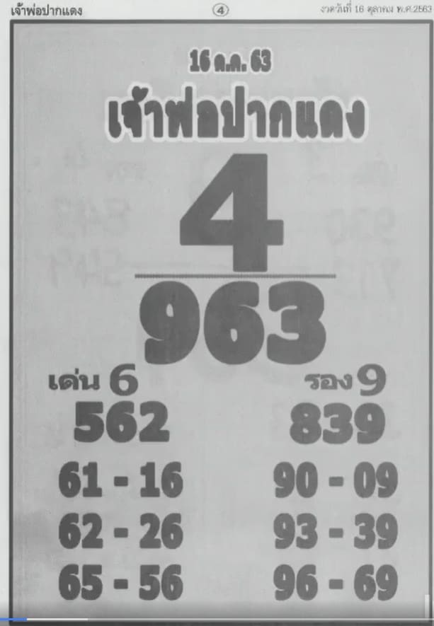 หวยซอง-หวยเจ้าพ่อปากแดง-161063