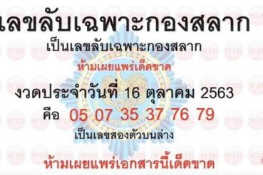 หวยซอง หวยเลขลับเฉพาะ-161063
