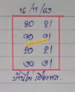 หวยซอง-หวยบ้านไผ่เมืองพล-161163