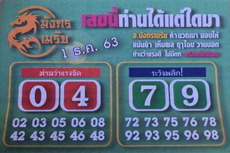 หวยซอง-หวยมังกรเมรัย-011263