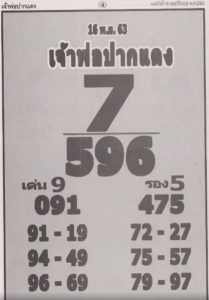 หวยซอง-หวยเจ้าพ่อปากแดง-161163