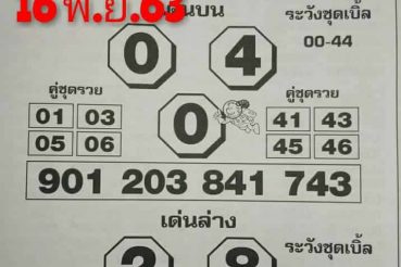 หวยซอง หวยโค้งสุดท้าย-161163
