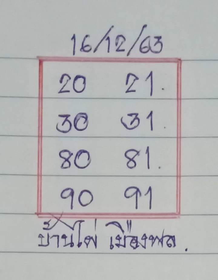หวยซอง หวยบ้านไผ่เมืองพล-161263