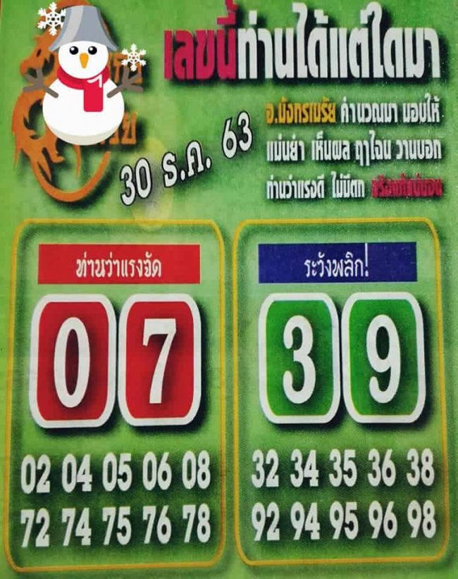 หวยซอง-หวยมังกรเมรัย-301263