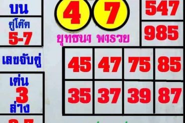 หวยซอง-หวยยุทธนาพารวย-161263
