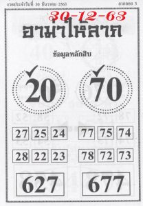 หวยซอง-หวยอาม่าให้ลาภ-301263