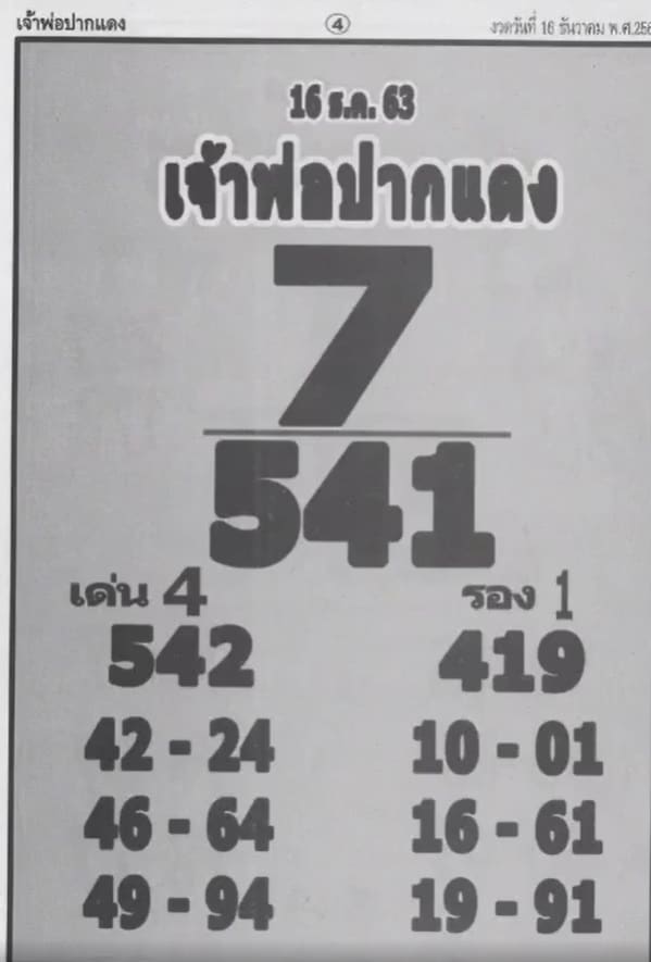 หวยซอง-หวยเจ้าพ่อปากแดง-161263