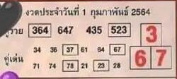 หวยซอง-หวยคู่รวย-010264