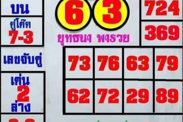 หวยซอง หวยยุทธนาพารวย-010364