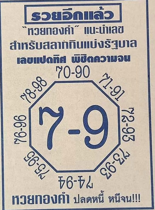 หวยซอง หวยเลขแปดทิศ-1464