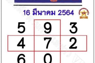 หวยบางกอกทูเดย์-160364